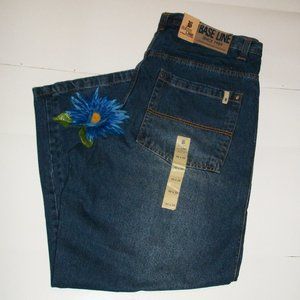 BASE LINE 42x32 Loose Fit Jeans 100% Cot NWT